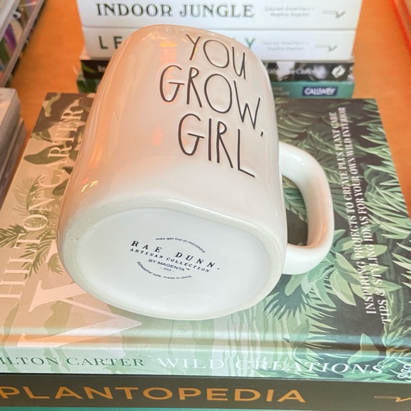 Rae Dunn 1 YOU GROW GIRL Ceramic Coffee Mug - Picture 6 of 7